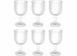 Sklenice na vodu Vivalto Striped, 370 ml, 6 kusů