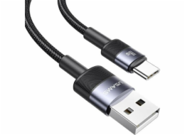 Usams USB kabel USAMS SET USB to USB-C kabel 3A 1,2m Rychlé nabíjení ocel/lak 30 ks SJ718ZJ01 (US-SJ718)