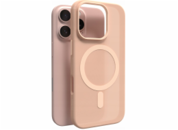 Silikonový kryt Puro Puro Daylight MagSafe pro iPhone 16 Pro – béžový