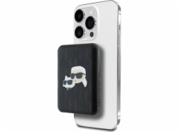 Powerbanka Karl Lagerfeld Karl Lagerfeld Powerbanka indukční KLPB5FPGKSKCHK 15W 5000mAh černá/černá Karl&Choupette Head Pin MagSafe