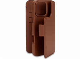 Decoded Decoded Leather Detachable Wallet – kožené ochranné pouzdro kompatibilní s MagSafe pro iPhone 16 Pro (tan)