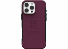 UAG UAG Civilian Magsafe - ochranné pouzdro pro iPhone 16 Pro Max kompatibilní s MagSafe (bordeaux)
