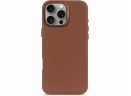Decoded Decoded Leather Backcover – kožené pouzdro kompatibilní s MagSafe pro iPhone 16 Pro Max (tan)