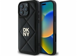 DKNY DKNY DKHCP16LPQDSLK iPhone 16 Pro 6.3 černo/černé prošívané logo