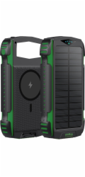 4smarts Solární powerbanka 20000mAh TitanPack Rugged UltiMag zelená