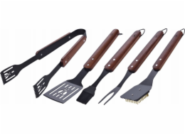 Laguiole Tradition Laguiole BBQ-Set Gummibaumholz 5 tlg.