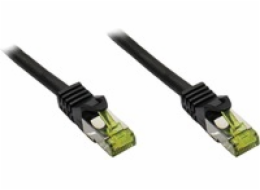 Dobré připojení CAT 6 Patchcord Black 3M (8070-030S)