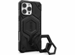 UAG UAG Monarch Pro Magsafe Bundle - MagSafe kompatibilní ochranné pouzdro pro iPhone 16 Pro Max a magnetický prstencový stojan (uhlíkové vlákno / černá)