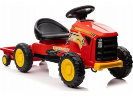 Štíhlý šlapací traktor G206 červený