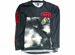 100% Pánské tričko 100% AIRMATIC LE Dlouhý rukáv Black/Grey vel. M (NOVINKA 2023)