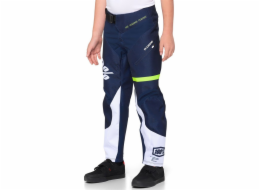 100% Junior kalhoty 100% R-CORE Kalhoty tmavě modrá žlutá vel. 26 (40 EUR) (NOVINKA)