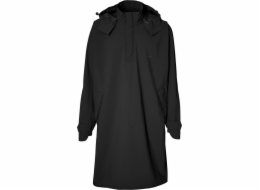 Bazalka Unisex pončo do deště BASIL MOSSE CYCLE PONCHO UNISEX 100% voděodolné jet černé Velikost: XL/XXL