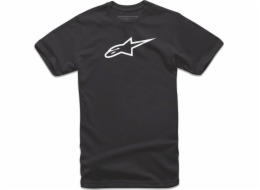 Tričko Alpinestars ALPINESTARS AGELESS CLASSIC TEE, černo/bílé Velikost: XXL