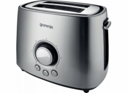Toustovač Gorenje Toustovač Gorenje T1000E Výkon 1000W Počet přihrádek 2 Materiál pouzdra kov