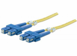 Intellinet Network Solutions propojovací kabel z optických vláken, duplexní, singlemode, SC/SC, 9/125 µm, OS2, žlutý, 5 m (470636)