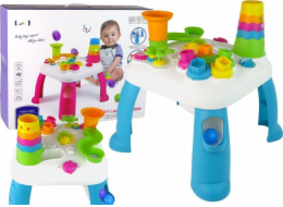 LeanToys Interaktivní výukový stolek Řadič Slide Koule modrá