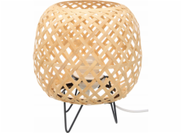 Giftdecor stolní lampa Bambusová tkaná lampa OVAL stolní lampa, 20 x 23 cm