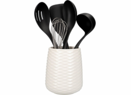 KitchenAid KitchenAid 5dílná sada kuchyňského náčiní v nádobě Onyx