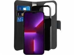 Odnímatelné pouzdro Puro Puro Wallet pro iPhone 14 Pro 6.1 2v1 černo/černé