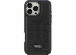 Audi Audi Synthetic Leather MagSafe iPhone 16 Pro Max 6.9 černý/černý pevný obal AU-TPUPCMIP16PM-GT/D3-BK
