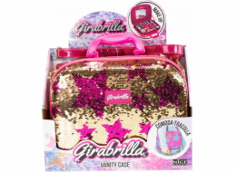 Nice Suitcase Make Up Girabrilla zlatá s hvězdičkami Nice