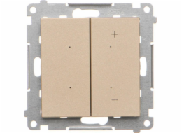 Kontakt-Simon Stmívač Kontakt-Simon 55 TESL1.01/144 pro stmívatelné LED, klíčový modul champagne matt