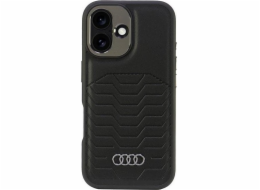 Audi Audi Synthetic Leather MagSafe iPhone 16 Plus 6.7 černý/černý pevný obal AU-TPUPCMIP16M-GT/D3-BK