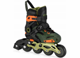 Spokey Freespo Kids rekreační nastavitelné brusle zelené vel. 35-38
