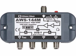 RTV Antenna AMS Interní anténní zesilovač s napájecím zdrojem AWS-144M