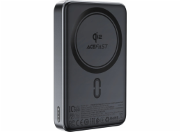 Acefast Acefast M11-10000 30W Qi2 magnetická powerbanka s MagSafe – černá