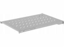 Police Lanberg pro 19 skříní 1000mm Lanberg (1U / 483 x 700 mm, nosnost do 25 kg, 4-bodová montáž) Šedá