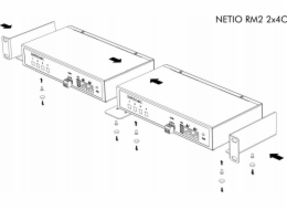 Netio KT NETIO RackMount RM2 2x4C