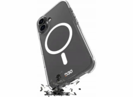Silikonové pouzdro Puro Puro Impact Clear D3O MagSafe pro iPhone 16 Plus – průhledné