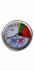Tlakoměr Nitrous Express 0-100 BAR pro nitroválce