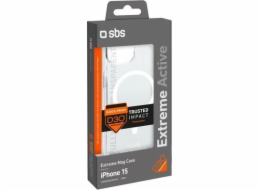 Pouzdro SBS Mobile SBS D3O MagSafe pro iPhone 15 – průhledné