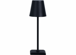 Stolní lampa Techly Bezdrátová LED dotyková stolní lampa černá