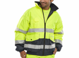 Pánská bunda BEESWIFT BEESWIFT Europe Warning Bomber Jacket, velikost M, žlutá
