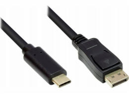 Alcasa Alcasa GC-M0108 5m adaptér kabelu DisplayPort, černý