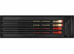 Sada tužek a ořezávátka Moleskine BLACKWING X MOLESKINE
