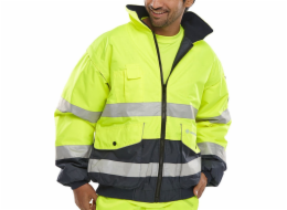 Pánská bunda BEESWIFT BEESWIFT Europe Warning Bomber Jacket, velikost S, žlutá