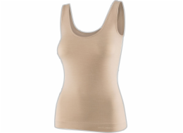 Brubeck TA1059W Dámské tričko bez rukávů COMFORT MERINO béžové L