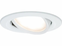 Paulmann Zápustná lampa NOVA COIN LED DIM výklopná 6W 470lm 84mm 2700K IP23 230V bílá mat.