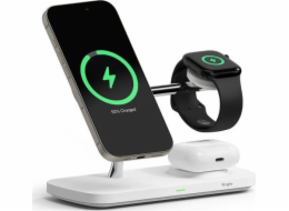 Ringke 3V1 QI2 MAGNETICKÁ MAGSAFE BEZDRÁTOVÁ NABÍJEČKA BÍLÁ nabíječka
