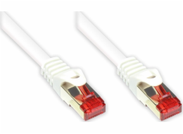 Dobré připojení RNS Patch Cable s Rastnasenschutz, Cat. 6, S/FTP, PiMF, PVC, 250 MHz, bílá, 7,5 m, dobré připojení (8060-075W)