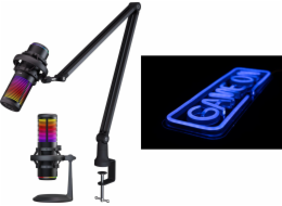 Mikrofon PREYON Osprey Scream Microphone (POS43B) + GAME ON Blue Eye Bait Wall Neon (PPEB28WD)