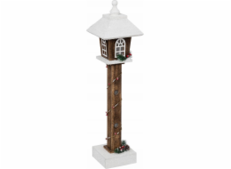 Dřevěná lucerna Atmosphera s LED osvětlením, 60 cm