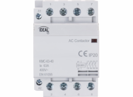Ideální MODULÁRNÍ STYKAČ KMC-63-40 63A 400V AC IDEÁLNÍ