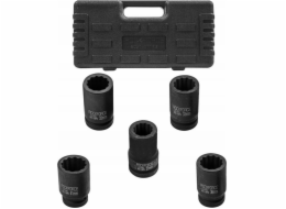 Rockforce Deep rázová sada 1 5 ks. (12stranný) (27-41 mm)