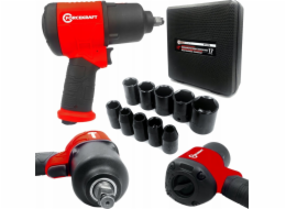 Rázový utahovák Forcekraft Vzduchový rázový utahovák TWIN HAMMER 720Nm 1/2