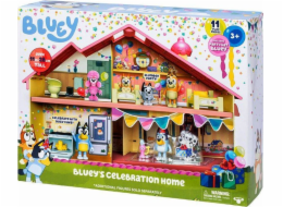 Modrá figurka Tm Toys. Oslava doma